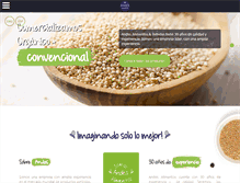 Tablet Screenshot of andesalimentos.com
